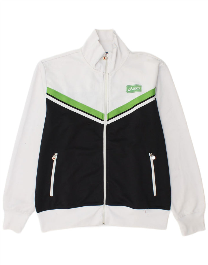 Męska bluza dresowa Asics XL, czarny poliester z blokami kolorów