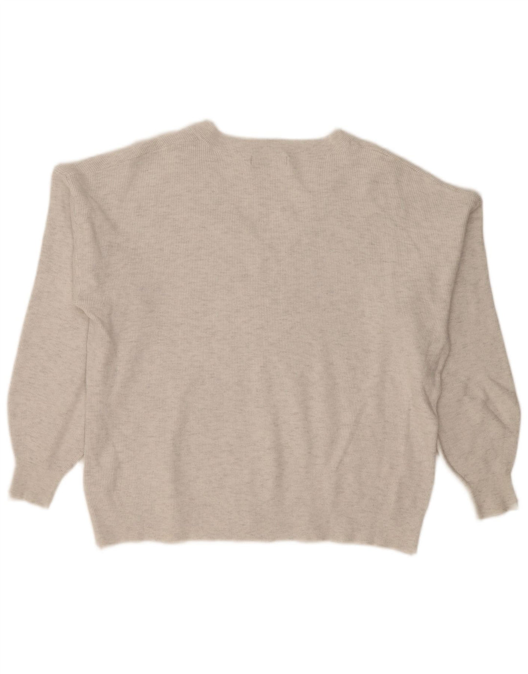 Marks & Spencer Damski sweter oversize z dekoltem w kształcie litery V, UK 18 XL, szary