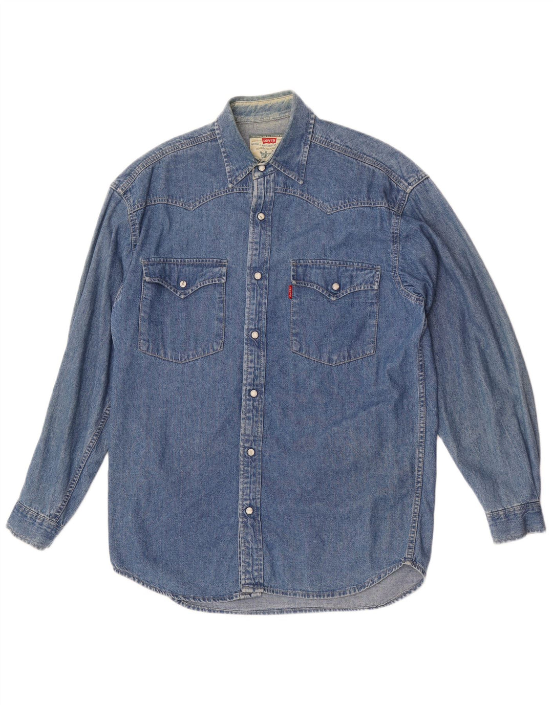 Męska koszula dżinsowa Levi's, mała niebieska