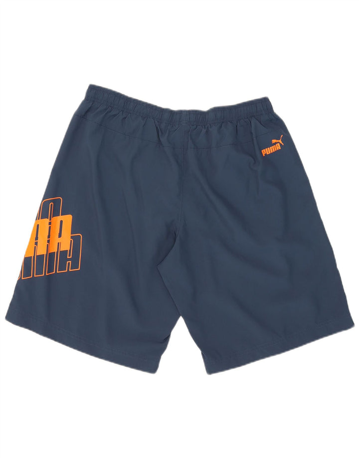 Męskie spodenki sportowe Puma Graphic, duże, granatowe