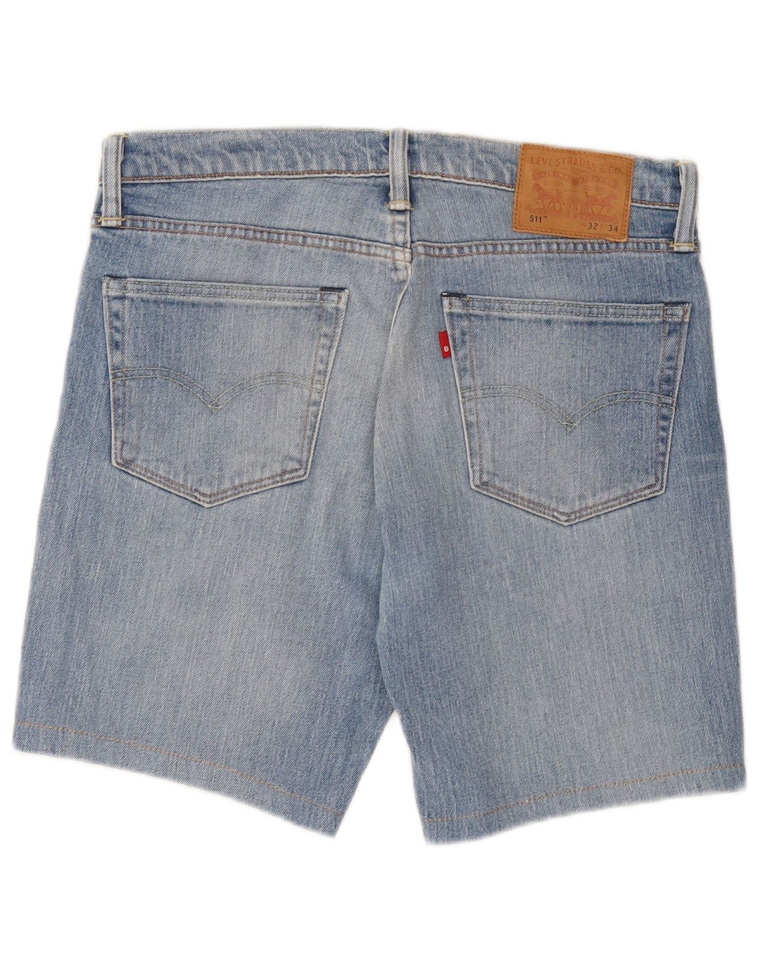 Męskie spodenki jeansowe Levi's 511 W32 Średnioniebieskie, bawełniane