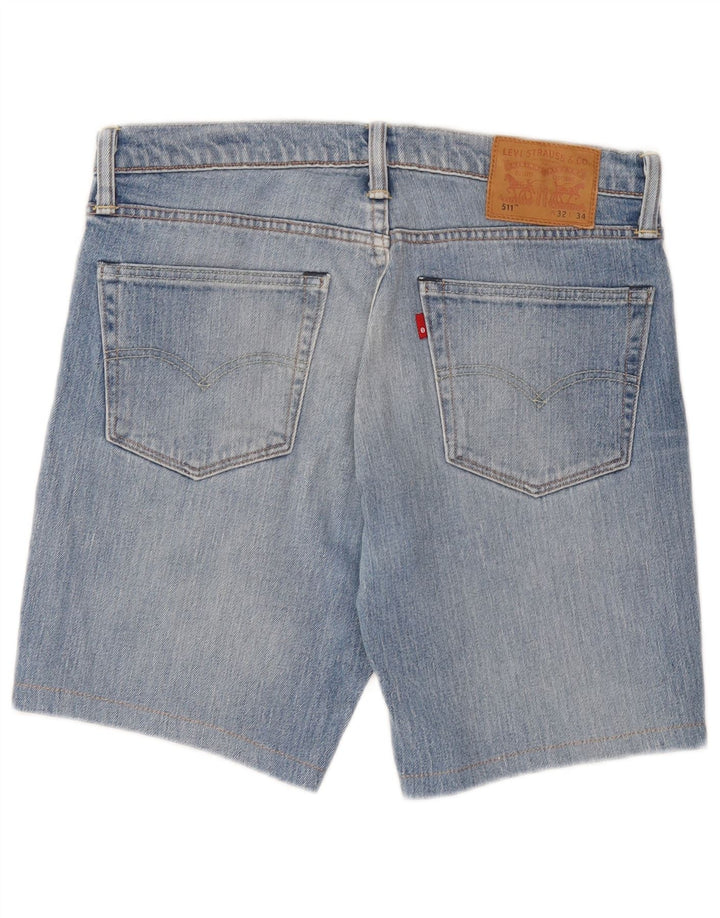 Męskie spodenki jeansowe Levi's 511 W32 Średnioniebieskie, bawełniane