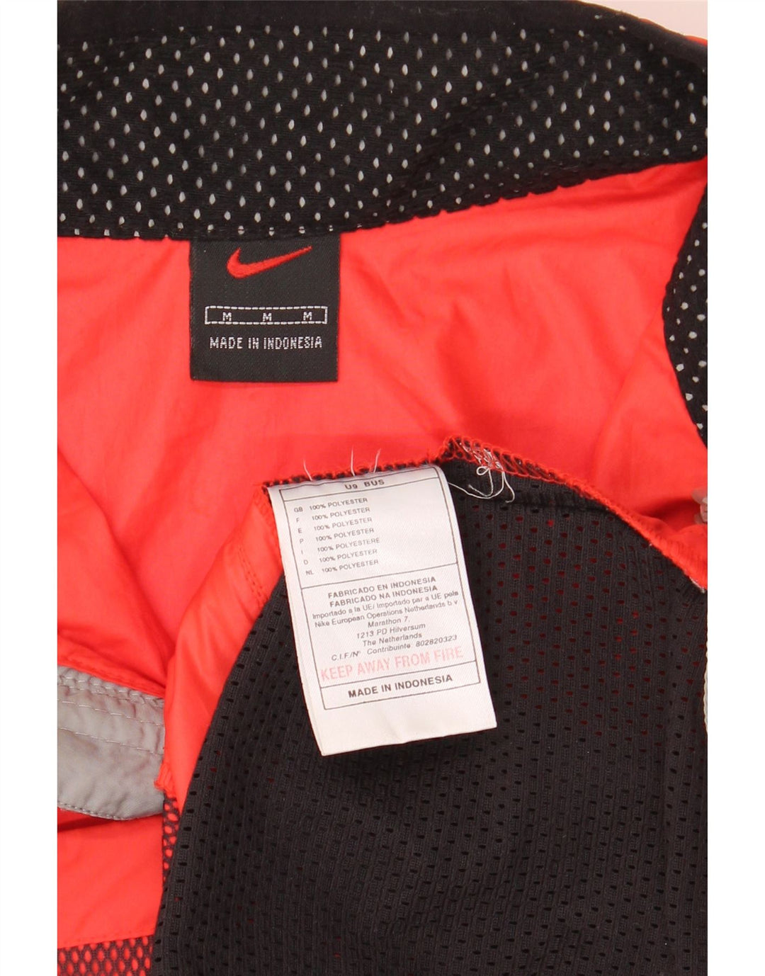Męska bluza dresowa bez rękawów NIKE w kolorze średniej pomarańczy