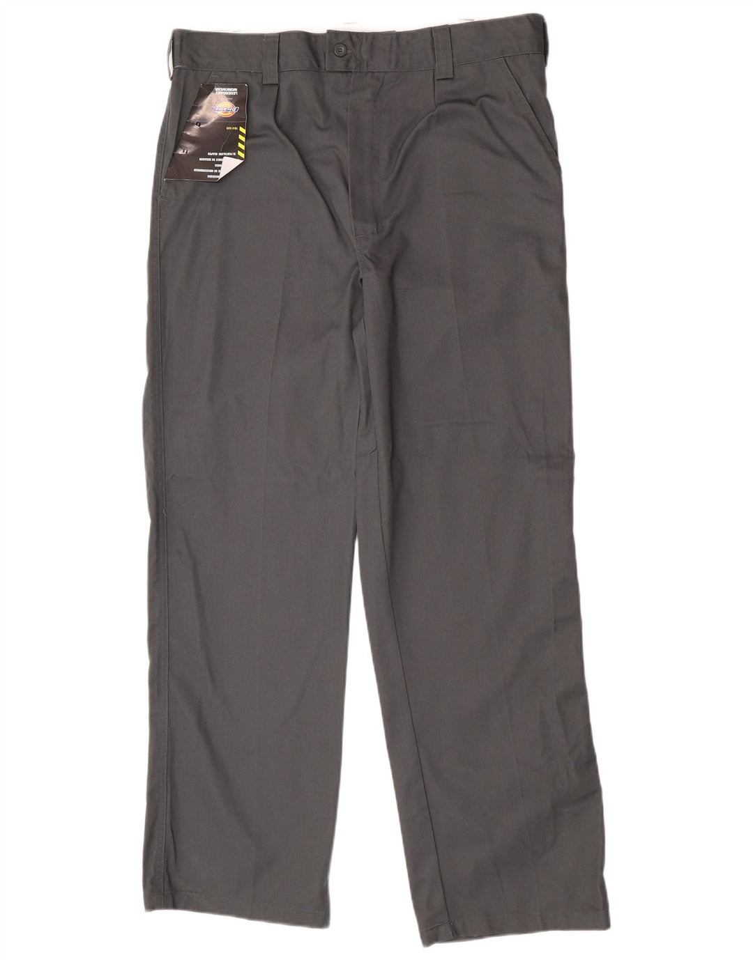 Męskie proste spodnie chino Dickies W38 L32 Szary poliester