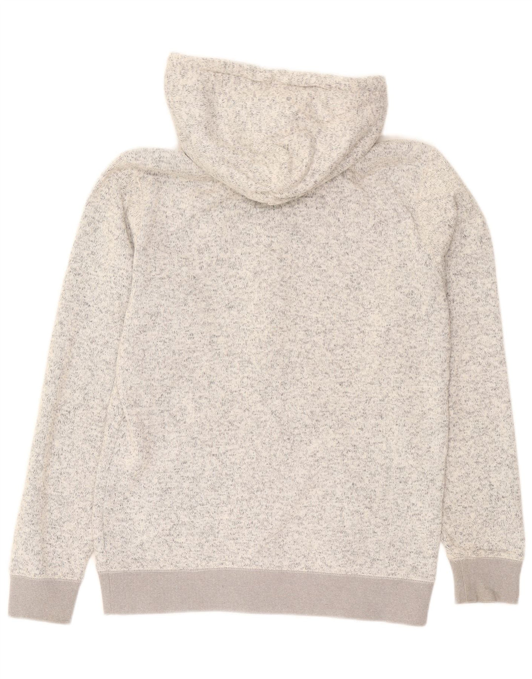 Męski sweter z kapturem i zamkiem błyskawicznym Quiksilver, duży, szary, nakrapiany poliester