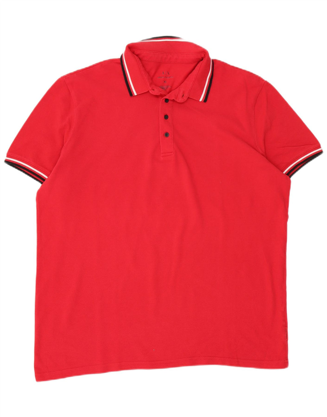 Męska koszulka polo Armani Exchange XL, czerwona, bawełniana