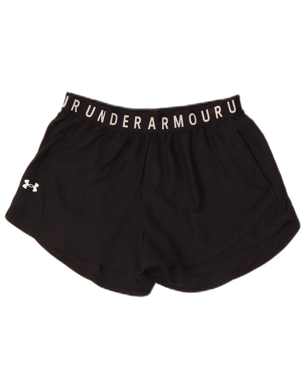 Damskie spodenki sportowe Under Armour Heat Gear o luźnym kroju UK 14, duże, czarne