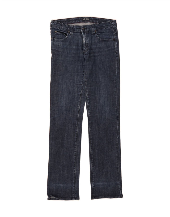 ARMANI Womens Straight Jeans W31 L34 Blue Cotton Vintage Armani and Second-Hand Armani from Messina Hembry 