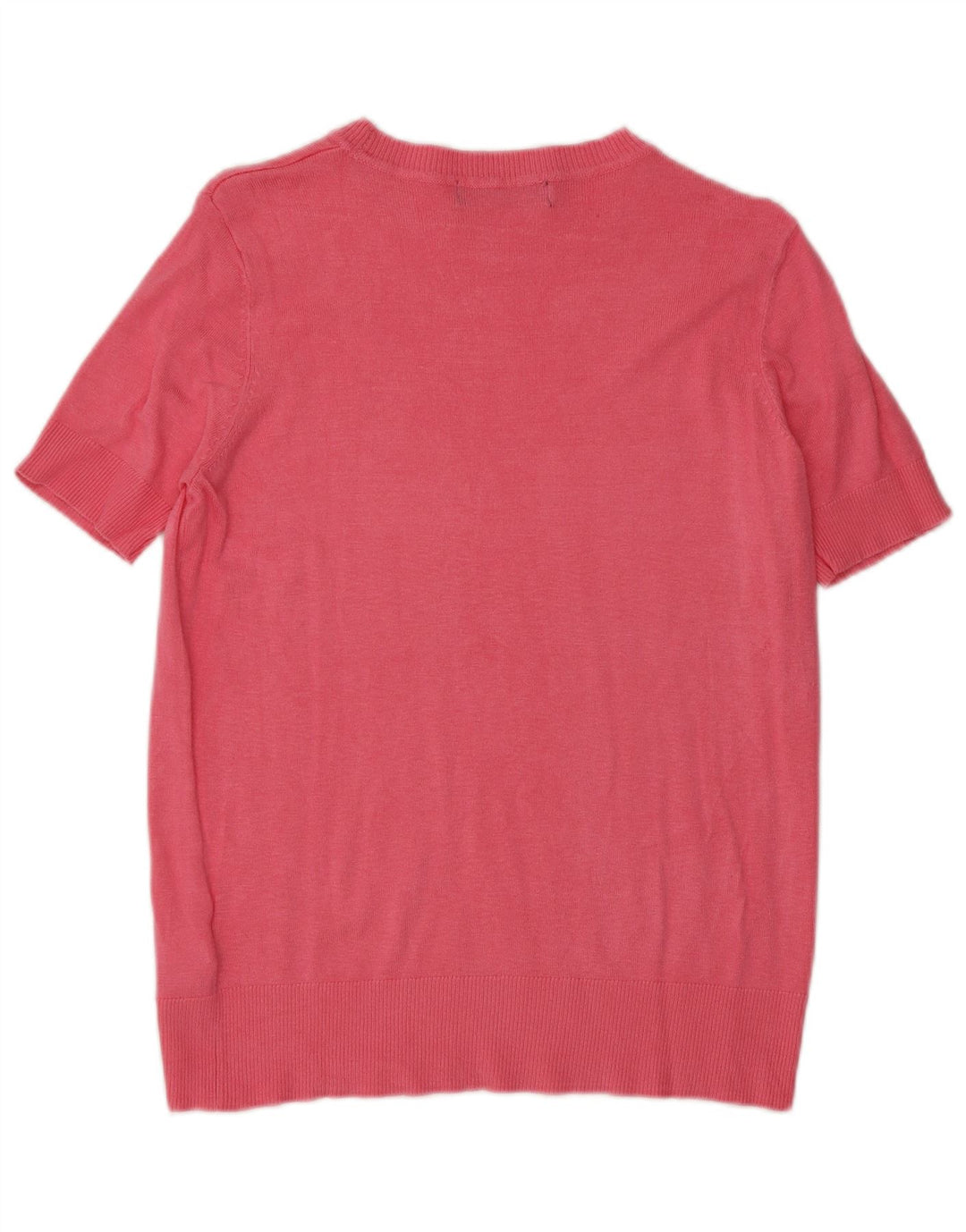 Marks & Spencer Damski sweter z dekoltem w łódkę, UK 8, mały, różowy
