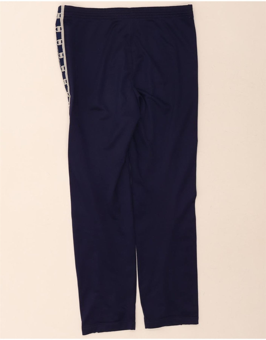 CHAMPION Mens Graphic Tracksuit Trousers Medium  Navy Blue Polyester Vintage Champion and Second-Hand Champion from Messina Hembry 