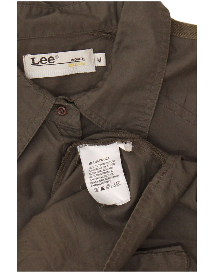 Damska sukienka Lee Cargo o linii A, UK 14, średnia bawełna khaki