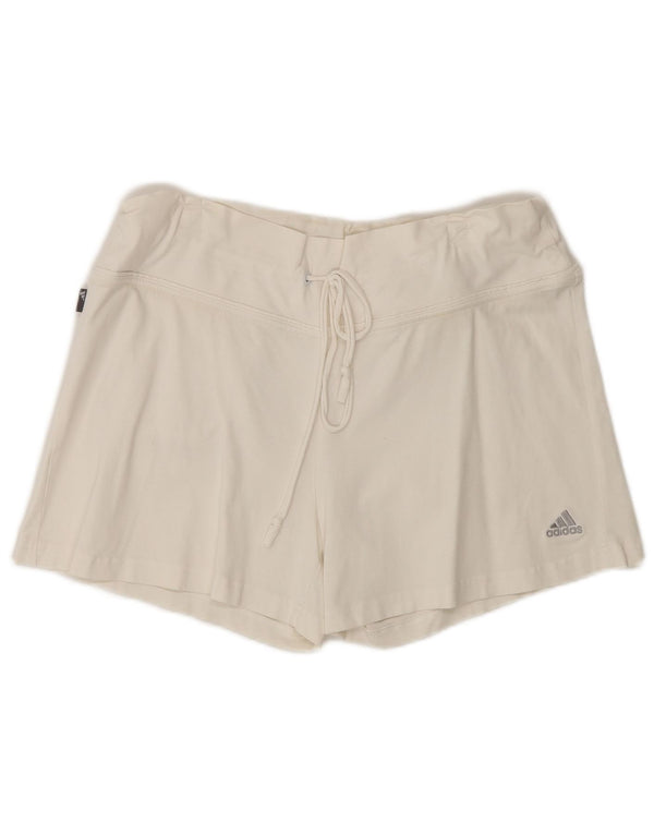 Damskie spodenki sportowe Adidas UK 18 XL, biała bawełna