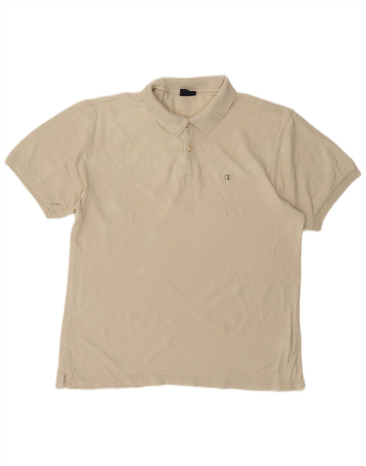 Męska koszulka polo CHAMPION XL w kolorze beżowym
