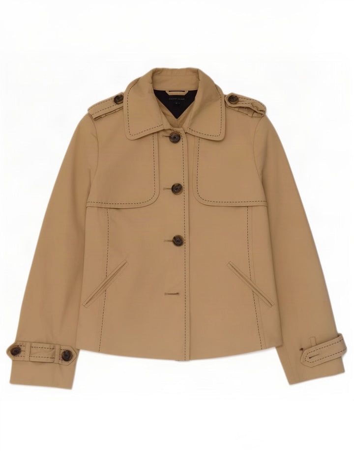 Damska kurtka wojskowa Tommy Hilfiger UK 10 Small, beżowa, bawełniana