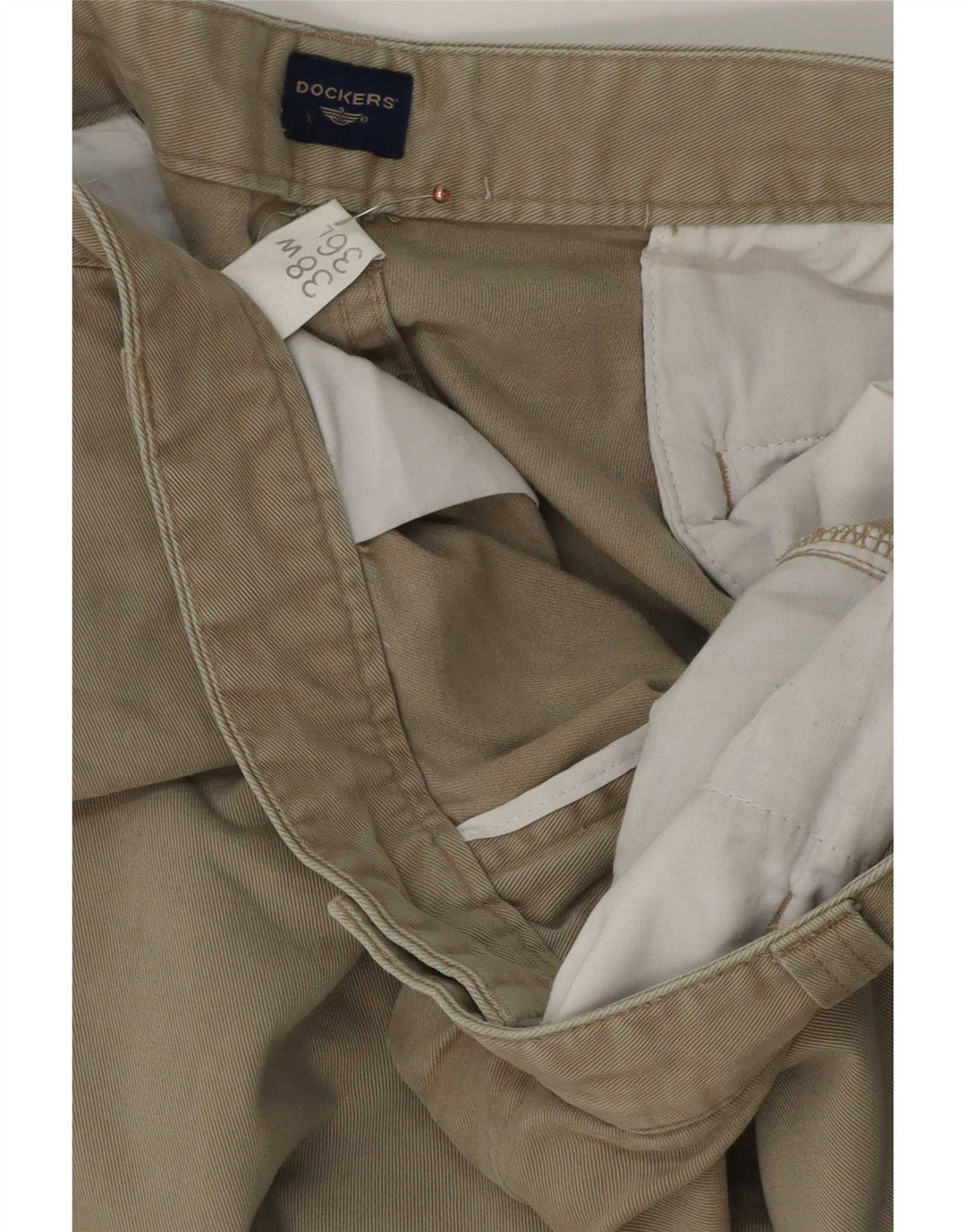 Męskie spodnie Chino Dockers W38 L36 Khaki