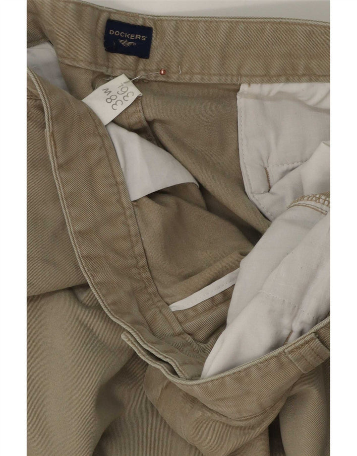 Męskie spodnie Chino Dockers W38 L36 Khaki