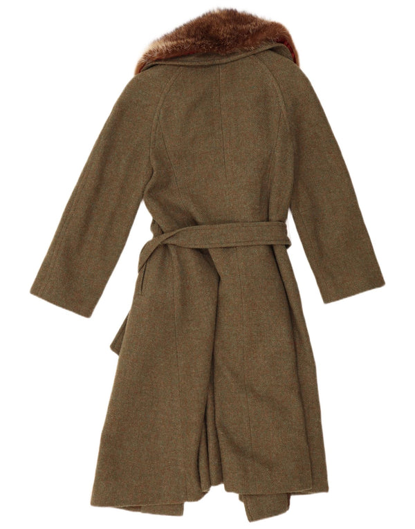 Płaszcz damski Aquascutum UK 10 Small Khaki, nowa wełna