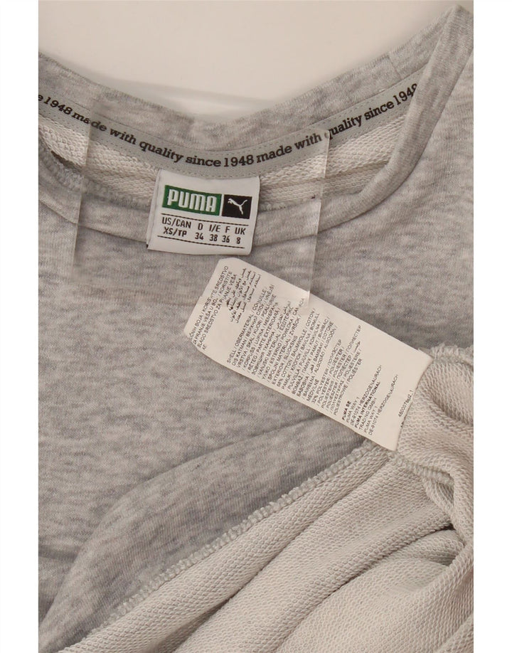 Damska bluza Puma Jumper UK 8 Small, szara bawełna