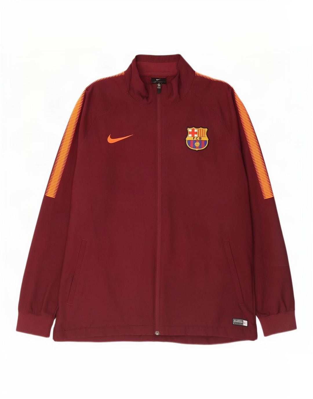 Męska bluza dresowa Nike Barcelona XL, bordowy poliester z blokami kolorów