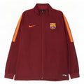 Męska bluza dresowa Nike Barcelona XL, bordowy poliester z blokami kolorów