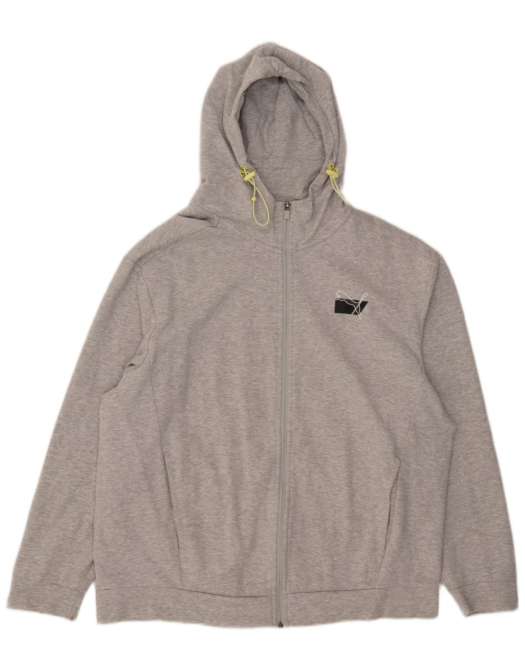 Męski sweter Puma z kapturem i zamkiem XL, szara bawełna