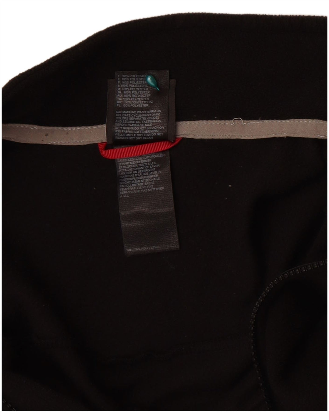 Męska kurtka polarowa The North Face Liner UK 40, duża, czarna, poliestrowa