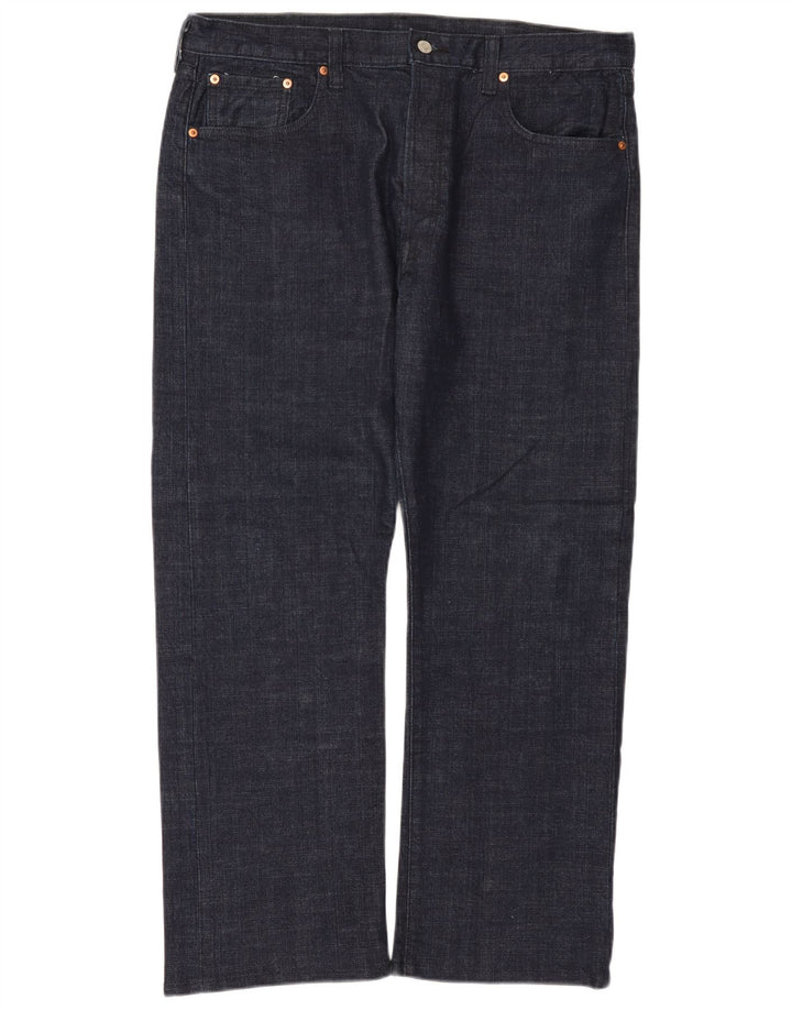 Męskie proste dżinsy Levi's W38 L29 granatowe