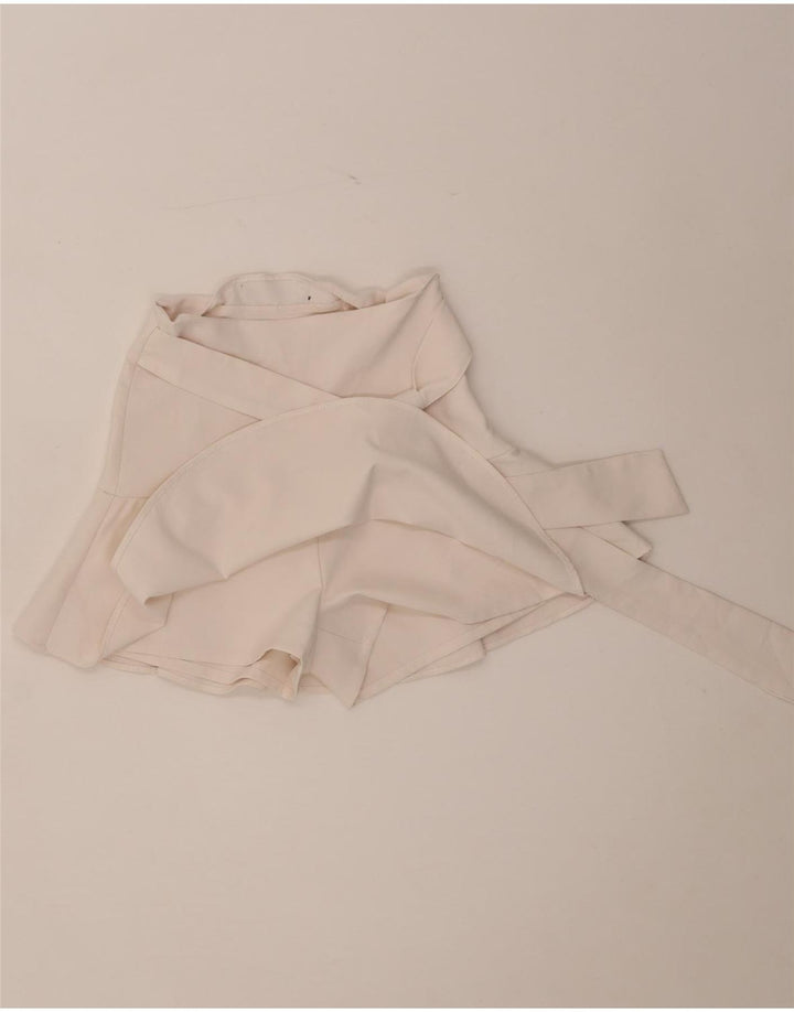 Skort damski Zara XS W24 Biały poliester