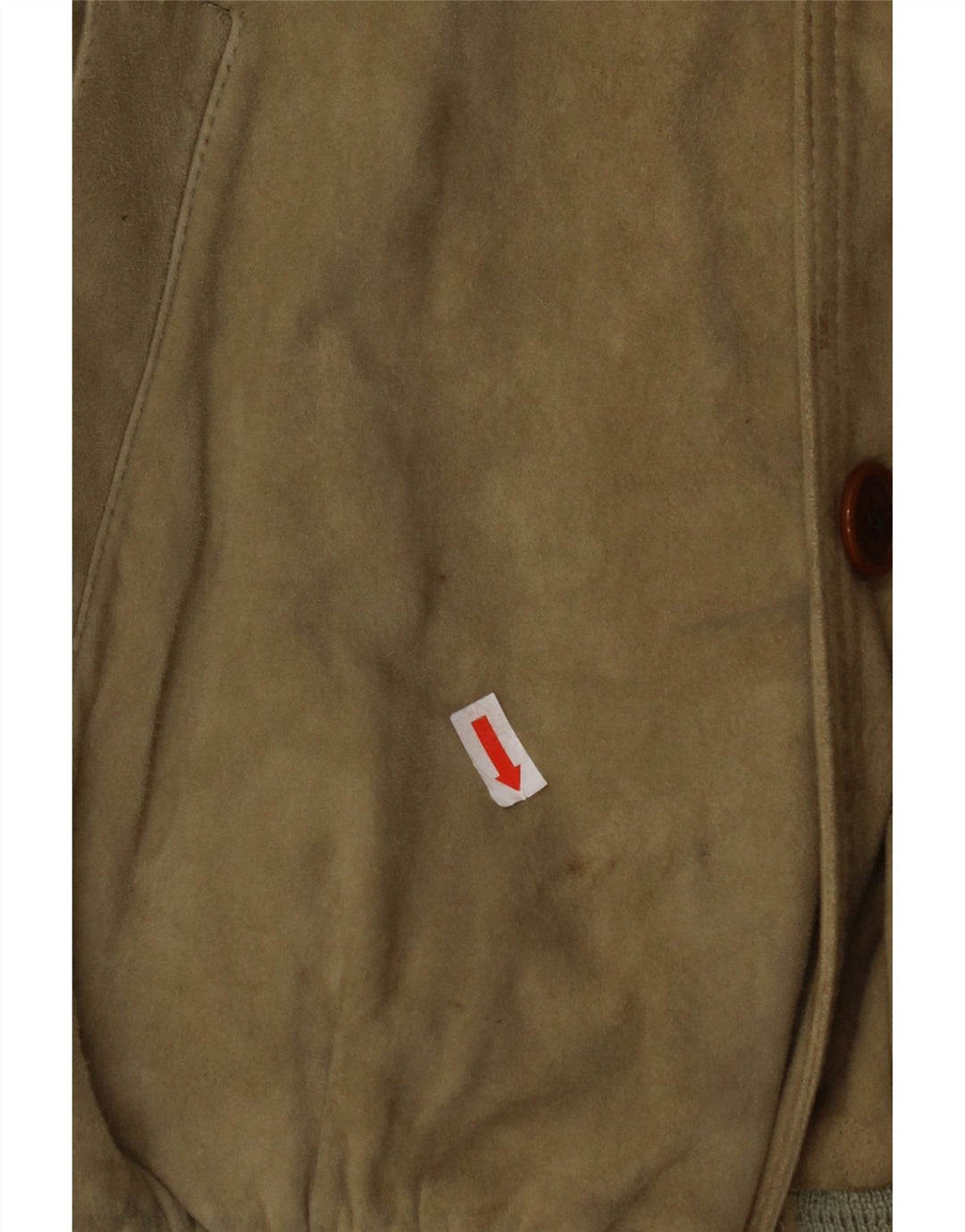 Męska zamszowa kurtka bomberka VINTAGE IT 48 średni beż