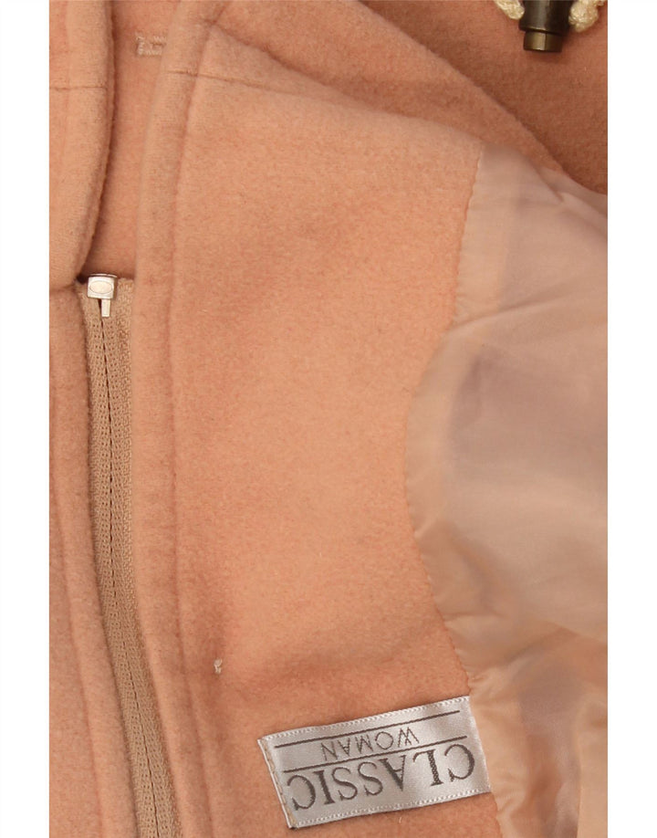 Klasyczny damski płaszcz polarowy UK 18 XL, różowy