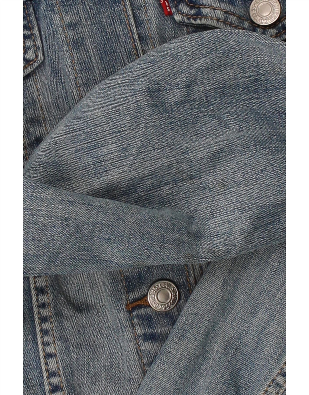 LEVI'S Womens Denim Jacket UK 10 Small Blue Cotton Vintage Levi's and Second-Hand Levi's from Messina Hembry 