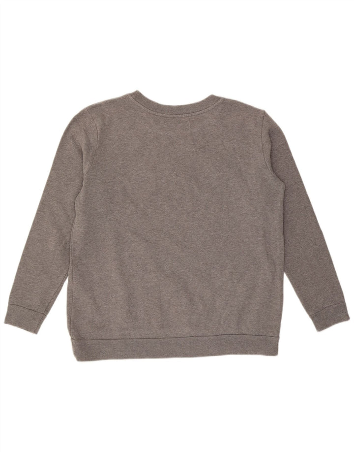 CALVIN KLEIN JEANS Mens Graphic Sweatshirt Jumper Large Grey Cotton