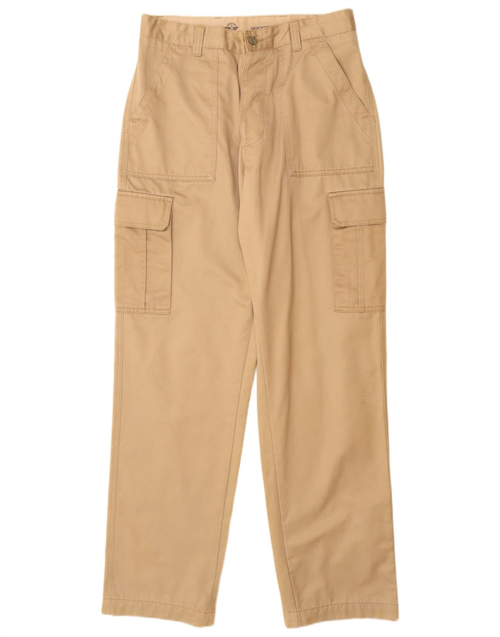 Spodnie męskie Dockers Straight Cargo W33 L34 Beżowa bawełna