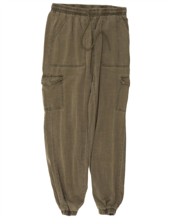 7 FOR ALL MANKIND Damskie spodnie joggery Cargo Medium W30 L27 Khaki