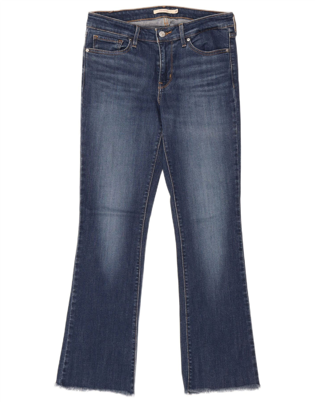 Damskie jeansy Bootcut LEVI'S 715 W29 L29 Niebieskie bawełniane