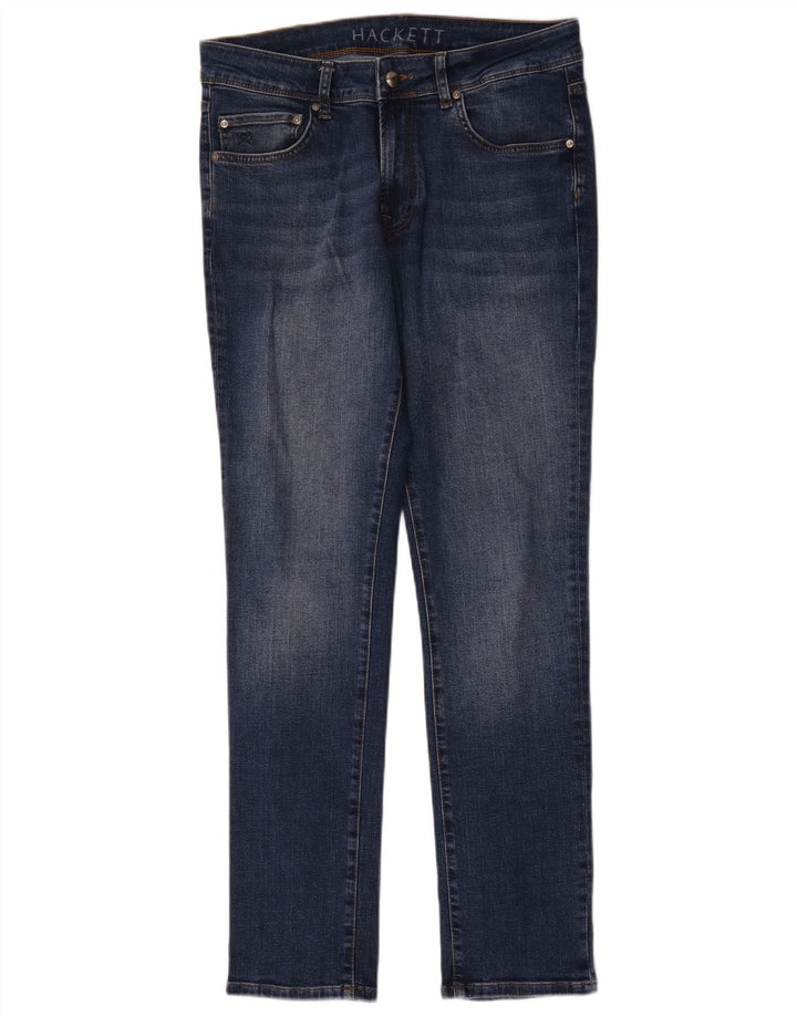 Damskie jeansy Hackett W32 L31 Niebieskie bawełniane