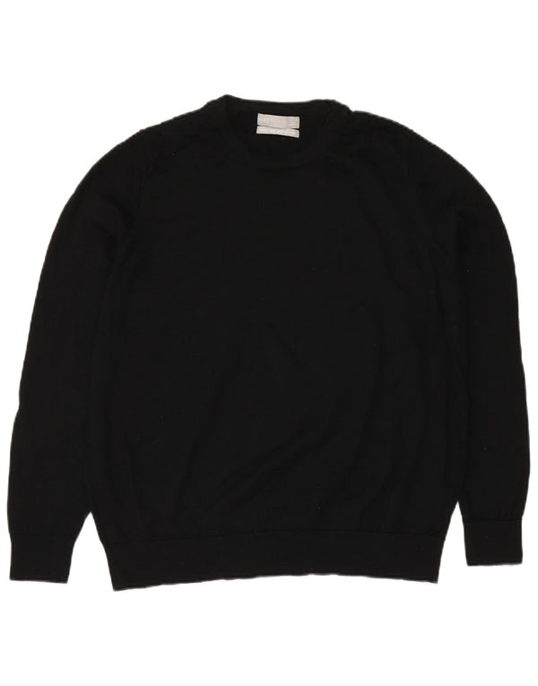 MARKS & SPENCER Damski sweter z okrągłym dekoltem UK 20 2XL Czarny