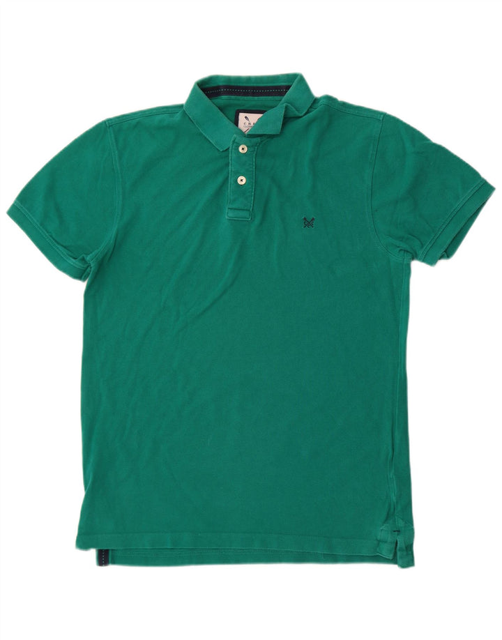 Męska koszulka polo Crew Clothing Średnia zielona bawełna