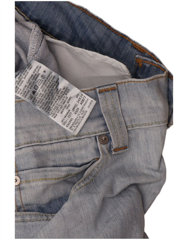 Damskie jeansy Levi's 511 Slim W34 L34 Niebieskie bawełniane