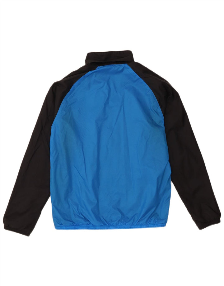 Chłopięca kurtka dresowa Puma 13-14 lat, niebieski nylon z blokami kolorów