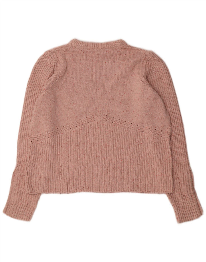Marks & Spencer Damski sweter Per Una z dekoltem w łódkę, UK 14, średni róż