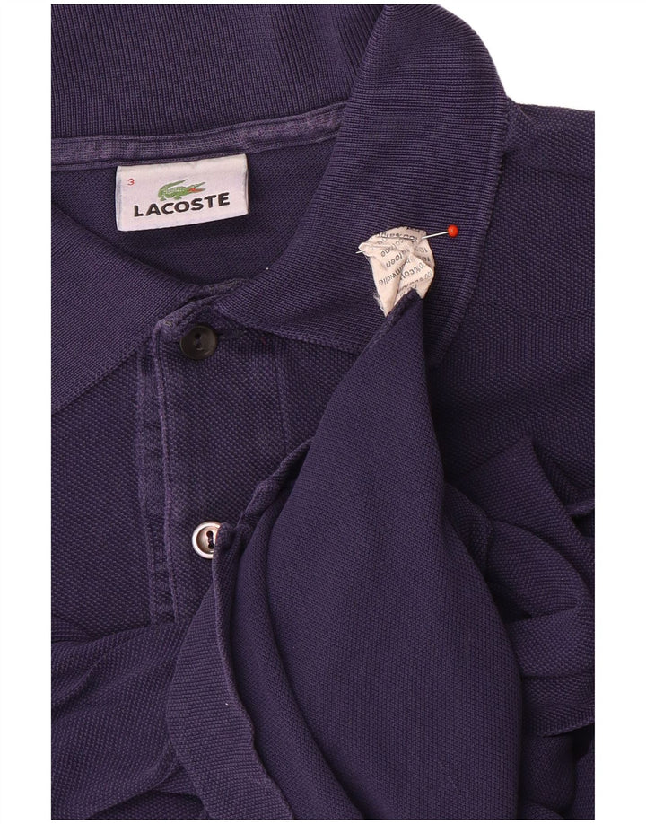 Męska koszulka polo Lacoste, rozmiar 3, mała, granatowa, bawełniana