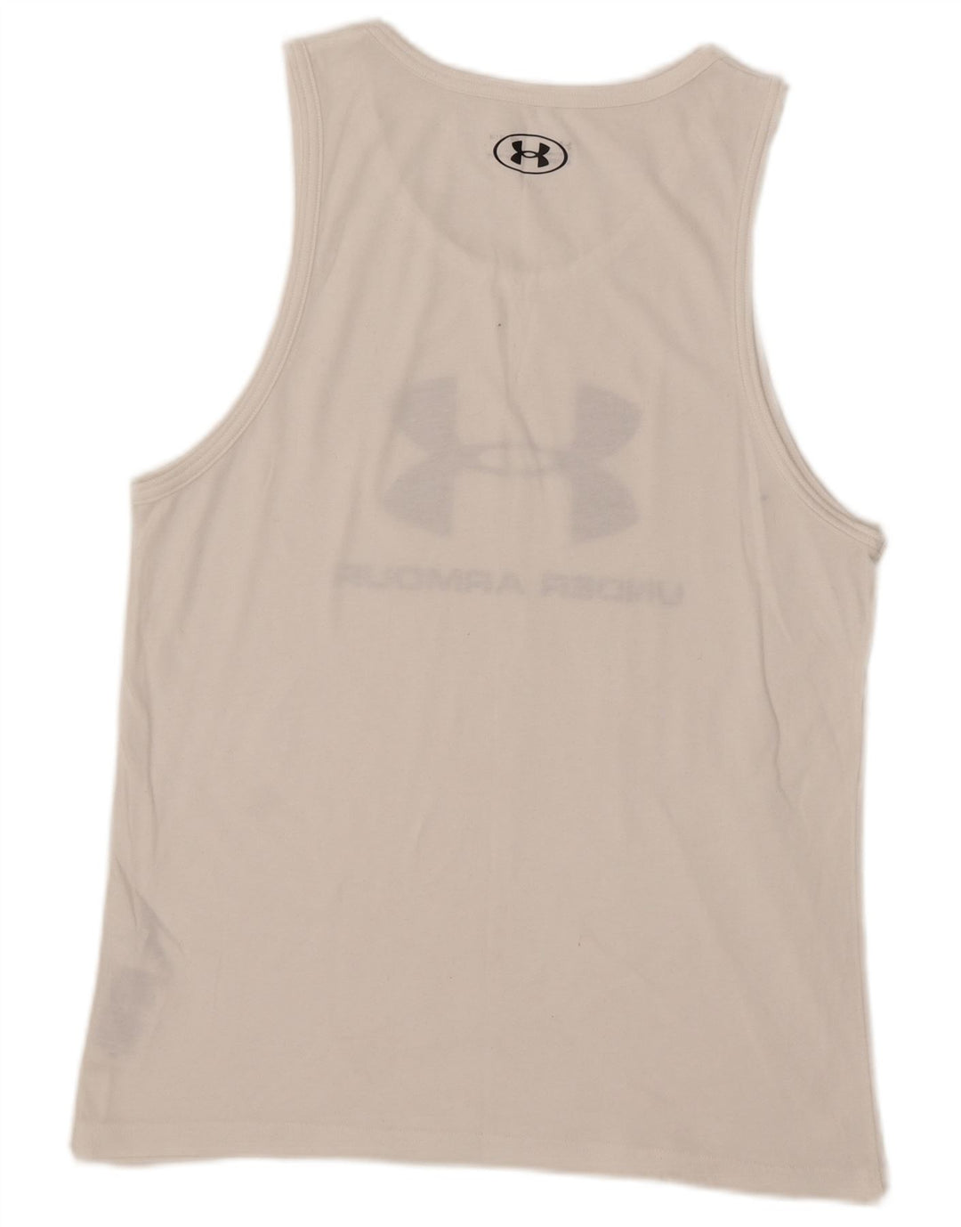 Męska kamizelka Under Armour Heat Gear z grafiką, średnia biała bawełna