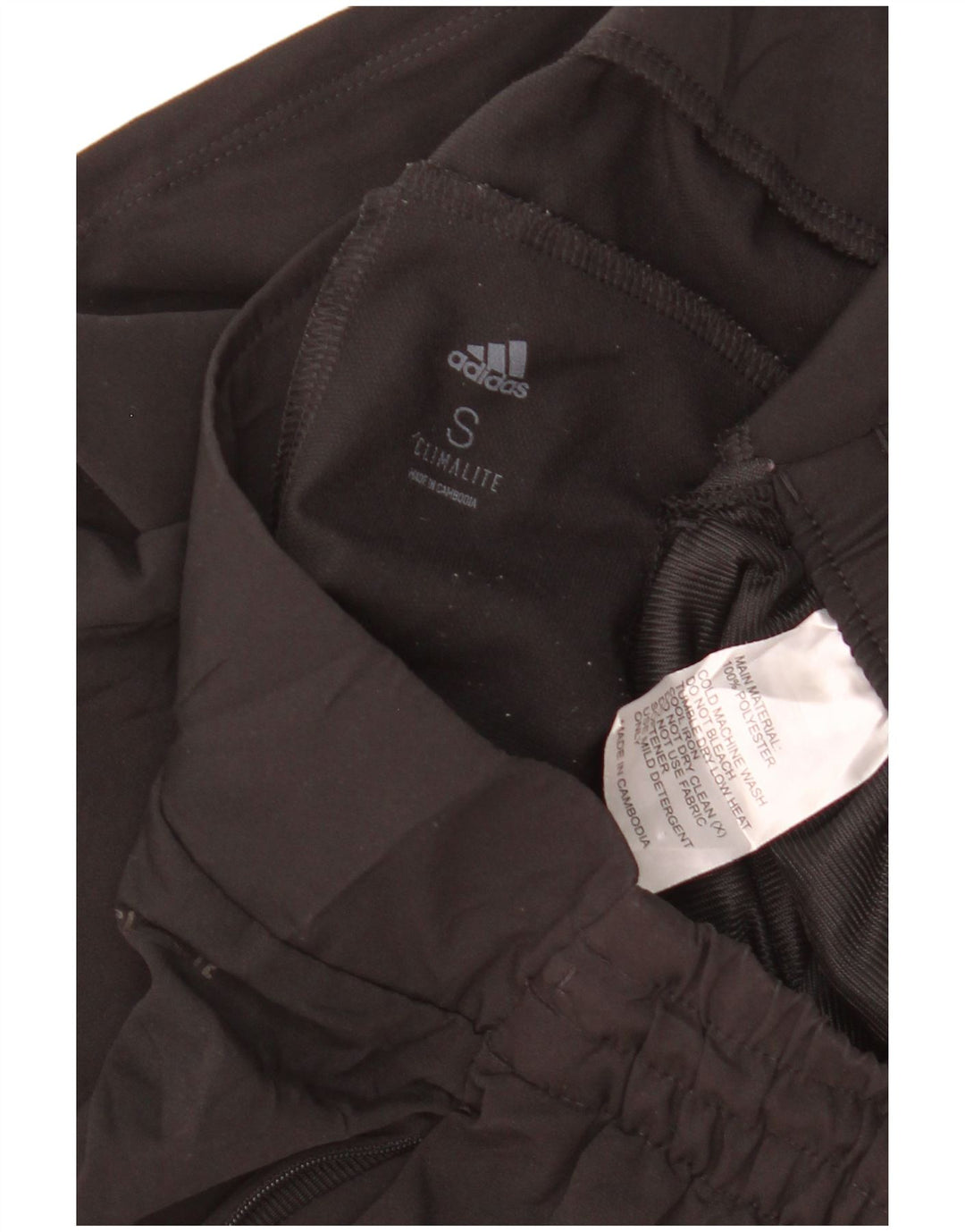 Damskie spodenki sportowe Adidas Climalite UK 10, małe, czarne, poliestrowe