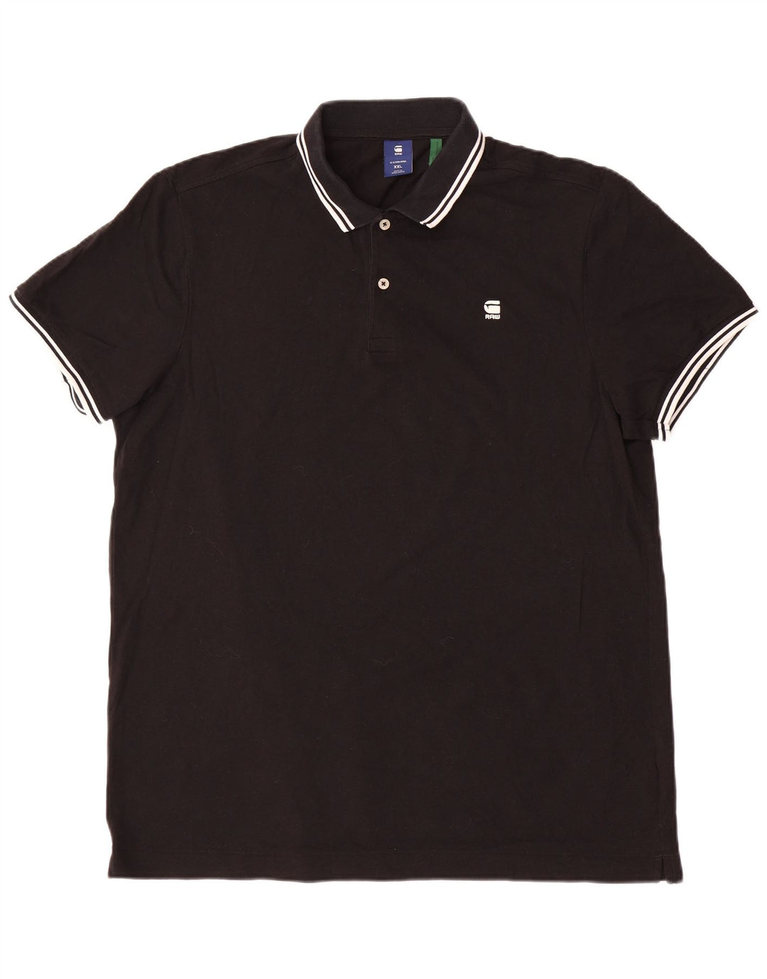 Męska koszulka polo G-STAR 2XL, czarna, bawełniana