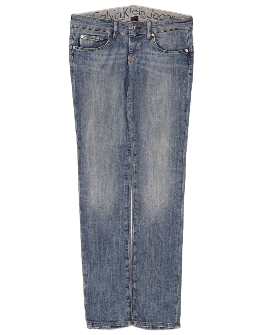 Damskie jeansy Skinny Calvin Klein W30 L33 Niebieskie