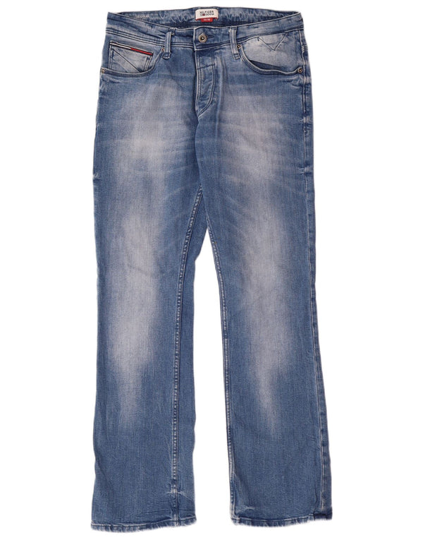 Męskie jeansy Bootcut TOMMY HILFIGER W32 L32 Niebieskie, bawełniane