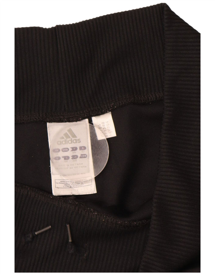 Damskie spodnie dresowe ADIDAS UK 16, duże, czarne, poliestrowe