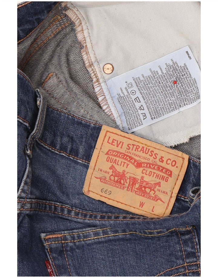 Damska spódnica Levi's 669 Mini Denim W32 Duża granatowa bawełna