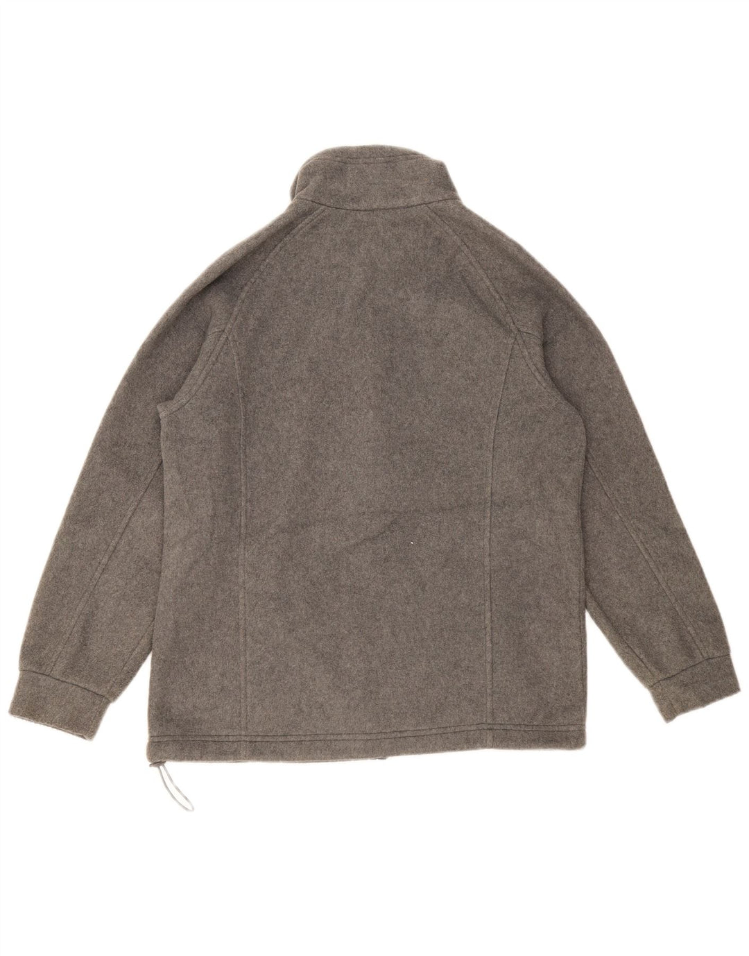 Marks & Spencer Damska kurtka polarowa oversize UK 10, mała, szary poliester